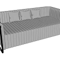 Modern Multiplayer Sofa 3d model