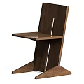 Modern Middle Ancient Dining Chair 3d model