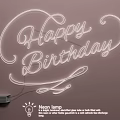 Happy Birthday Neon Lighting Combination With USB Powered And Color Changing