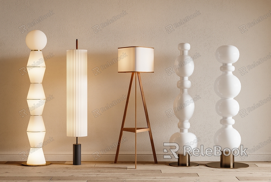 Floor Lamp Quiet Wind Floor Lamp Antique Floor Lamp Cream Wind Floor Lamp Art Floor Lamp model