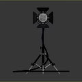 Modern Black Tripod Floor Lamp Furniture With Leaf Shade And Cable Design