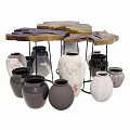 Artistic Ceramic Vessels Featuring Various Colors Textures And Unique Shapes For Home Decor