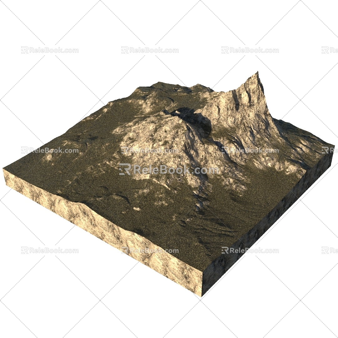 Mountain Peak Mountain Range Alpine model