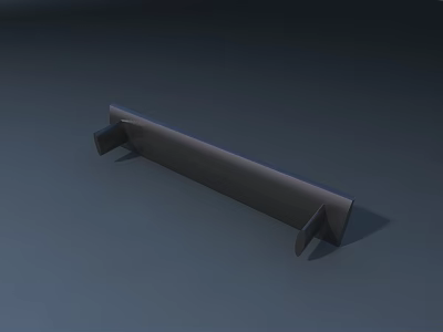 Sleek Metal Cabinet Handle Design For Modern Furniture And Drawers 3d model