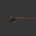 Industrial Equipment Antique Metal Plow With Wooden Handle And Traditional Design