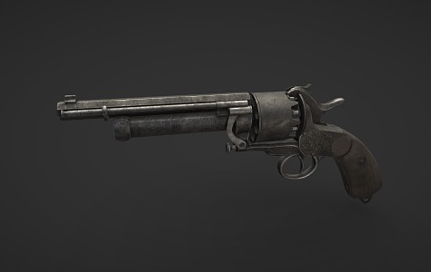 Revolver Weapons Guns 3d model