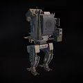 Robot attack robot intelligent machine science fiction robot mechanical warfare police future high-tech low face number low model simple model film and television level super realistic 3d model
