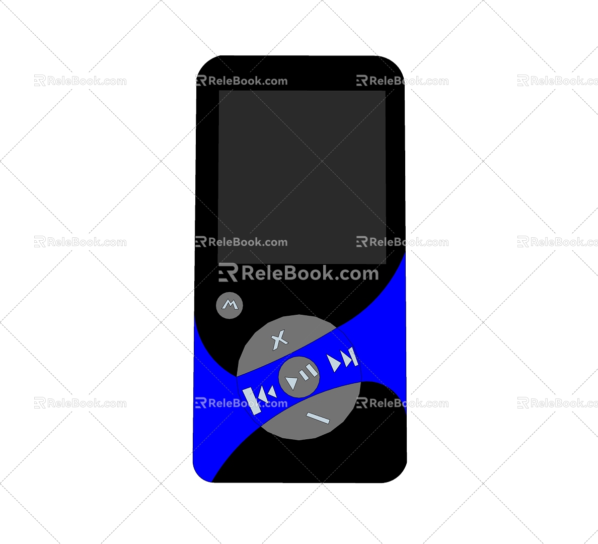 MP3 3d model