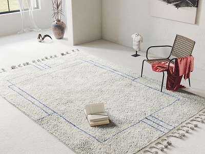 Modern Square Carpet model