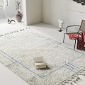 Modern Square Carpet 3d model