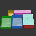 Sleek Stainless Steel Trays With Various Sizes Shapes And Smooth Reflective Surface On Black Background