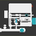 Modern Sci-Fi Equipment Laboratory Experimental Equipment Sci-Fi Items Sci-Fi Components High-Tech Components 3d model