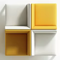Modern Combination Sofa Combination 3d model