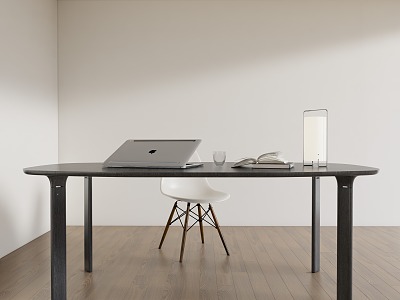 Desk and chair combination model