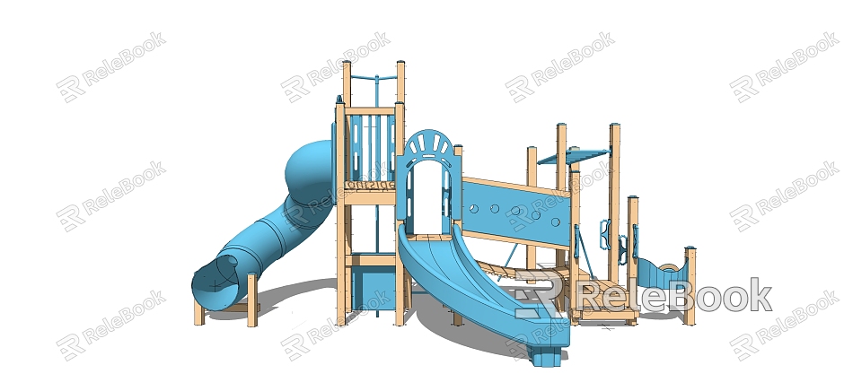 Modern amusement equipment children's slide model