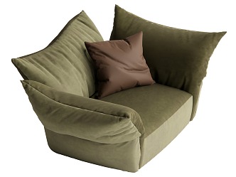 Single sofa 3d model