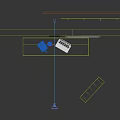 Stylish Green and Silver Coffee Appliances on Wooden Kitchen Counter with Cup and Frother