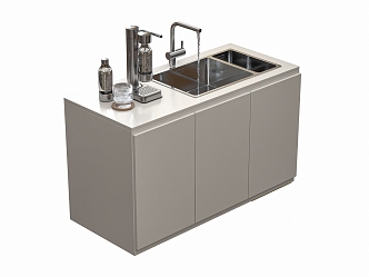 Sink sink kitchen sink faucet indoor 3d model