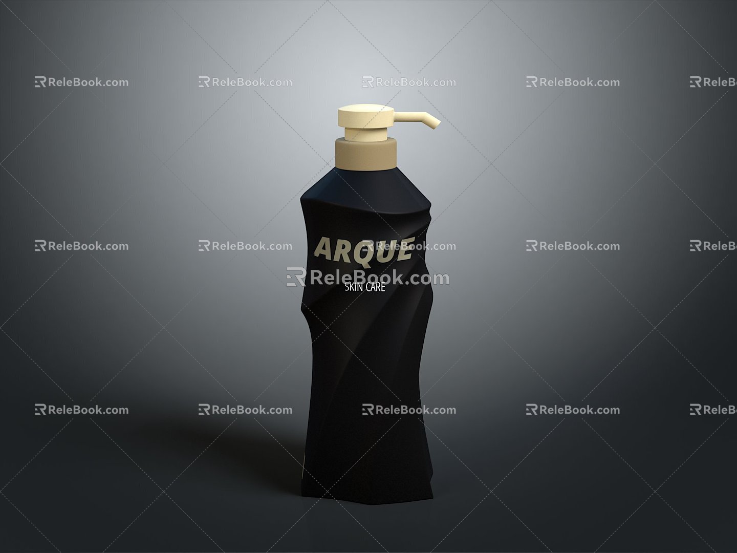 Body Soap Shampoo Bottle Bottled Plastic Bottle Cosmetic Toiletries 3d model