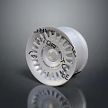 Stylish Car Wheel Rim With Silver Finish And Modern Revolution Spoke Design