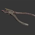 Sturdy Metal Pliers Essential Hardware Tool For Home Repair Tasks
