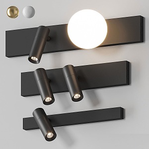 Light Luxury Wall Lamp 3d model