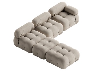 Modern Multiplayer Sofa 3d model