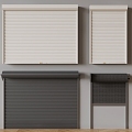 Rolling shutter door 3d model