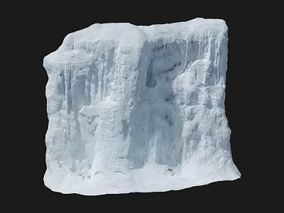 Garden Landscape Featuring Natural Stone Rock Formation With Textured Surface And Hanging Icicle-like Structures 3d model