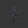 modern helicopter pixel helicopter voxel helicopter 3d model
