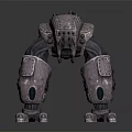 Detailed Intricate Mechanical Creature with Robotic Limbs and Metallic Armor Plates