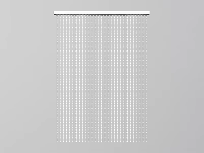 Modern Bead Curtain Crystal Bead Curtain Partition Bead Curtain Partition Curtain 3d model