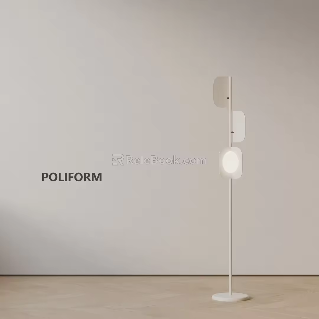 Modern floor lamp 3d model