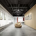 Book Art Exhibition In Modern Gallery With Creative Artwork Displays And Design Elements