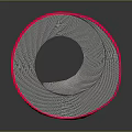 Detailed Rolled Dollar Bills Sculpture Carving Tied With Red Band Decoration