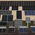 Different Kinds of Solar Panels As Household Electrical Appliances On
