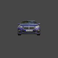 Blue BMW Modern Sedan With Sleek Body And Alloy Wheels Design