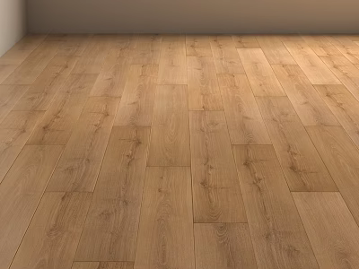 Natural Hardwood Floor Interior Design With Warm Brown Tone And Visible Grain 3d model