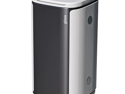 Gree Home Appliance With Modern Black And Silver Vertical Design For Daily Use 3d model