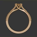 Golden Ring With Intricate Engraved Patterns And Elegant Design Details