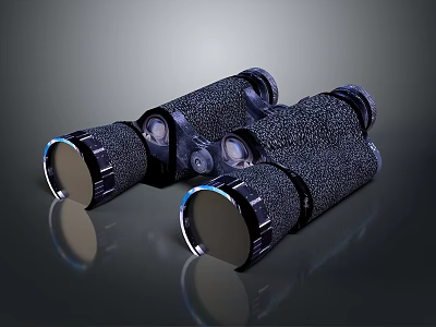 Professional Binoculars For Astronomy Stargazing And Cosmic Space Observation Activities 3d model