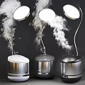 Modern Home Humidifiers For Daily Use With Steam And Silver White Design