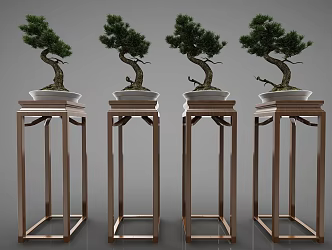 New Chinese Flower Decorations 3d model