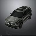 Sleek Modern Silver SUV With Exterior Design Black Wheels And Roof Rack