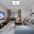 Modern Spacious Open Plan Living And Dining Room With Cozy Stylish Home Interior Design