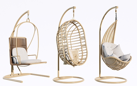 Hanging Chair Hanging Basket Swing Chair Leisure Chair 3d model