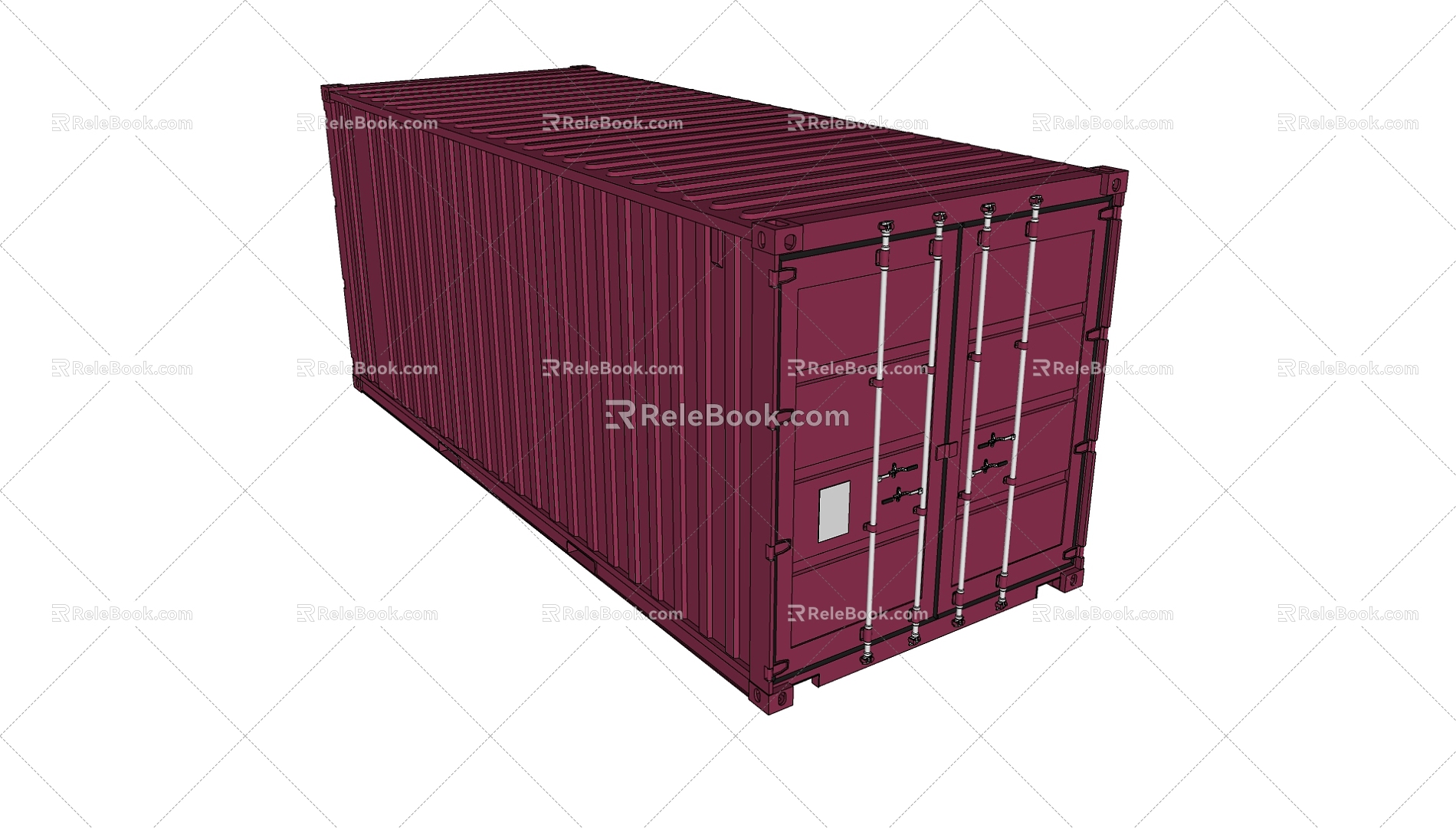 Container 3d model