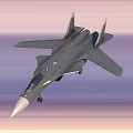 Various Military Fighter Jets With Different Camouflage And Design Patterns 3d model