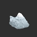 Karesansui Zen Rock Formation White Textured Minimalist Japanese Garden Design