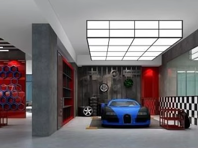 4s shop 3d model